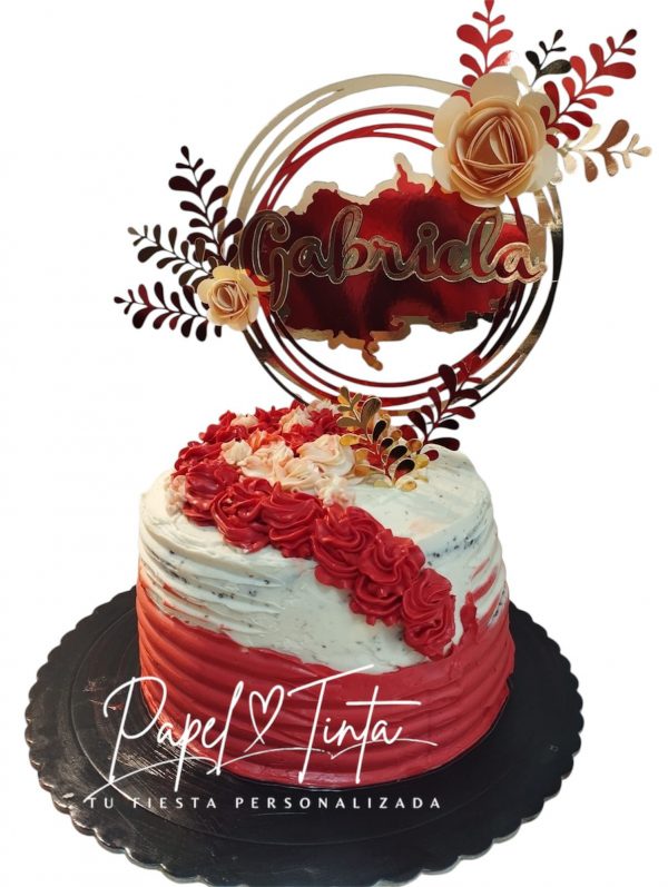 Cake Topper Personalizado – Modelo “Gabriela” - Imagen 2