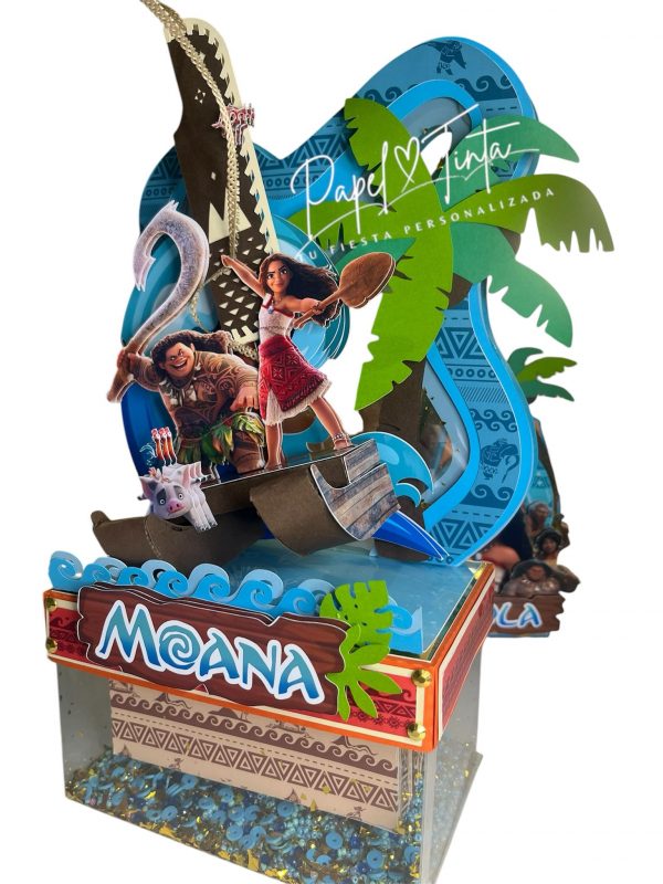 🏝 Centro de Mesa Temático – Moana 🌊