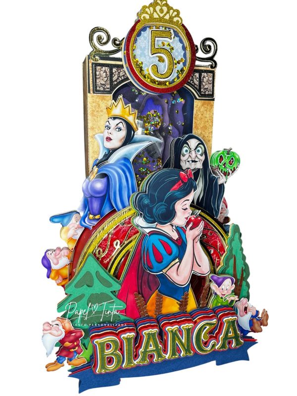 Cake Topper Personalizado - Blancanieves