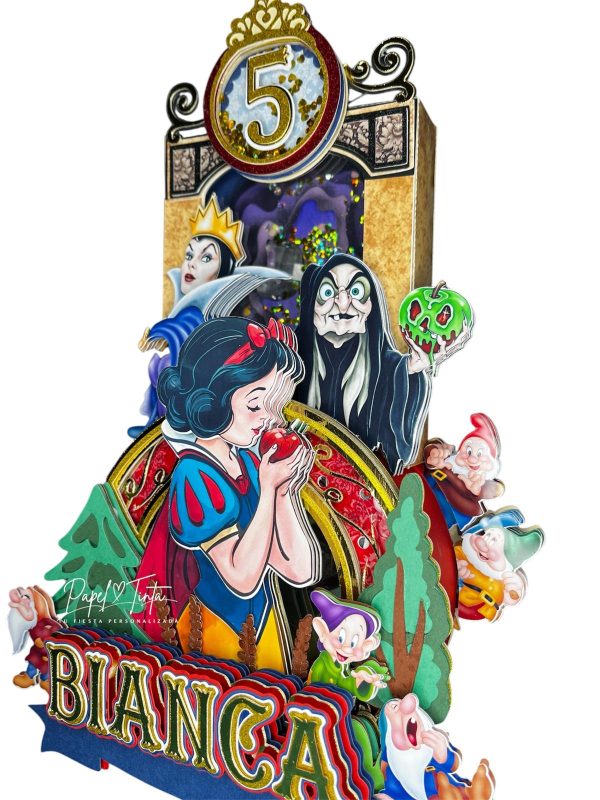 Cake Topper Personalizado - Blancanieves - Imagen 5