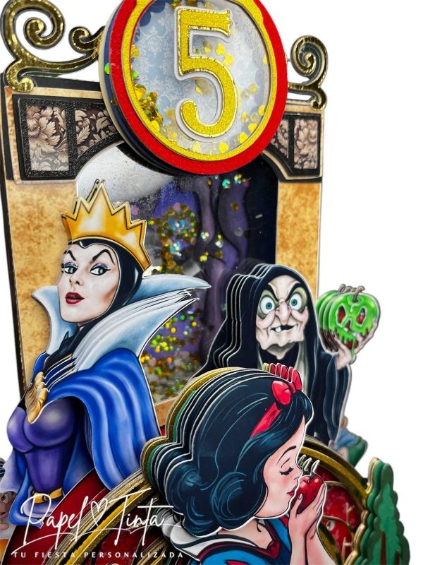 Cake Topper Personalizado - Blancanieves - Imagen 6