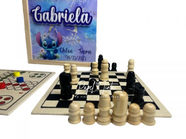 🎲♟️ Juego de Madera Personalizado 3 en 1 ♟️🎲 - Imagen 5