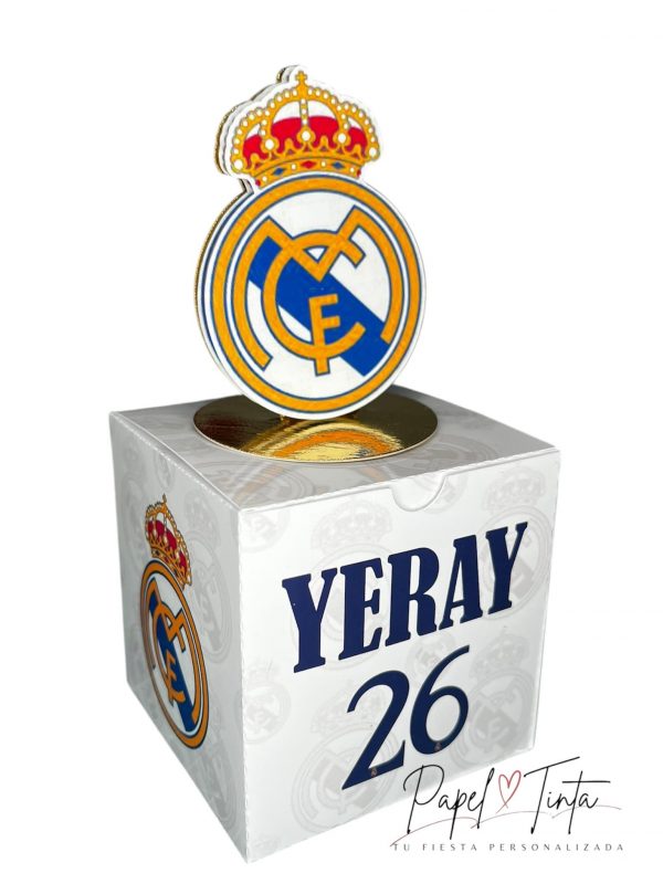 Caja en Forma de Cubo Personalizada con Decoración 3D