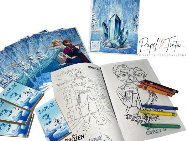 🖍️ Libros para Colorear con Caja de Lápices Personalizados 🎨