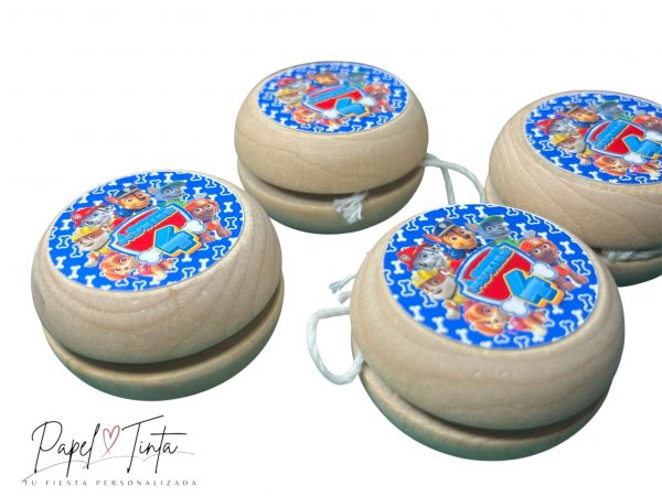Yo-Yo de Madera Natural Personalizado 🎉