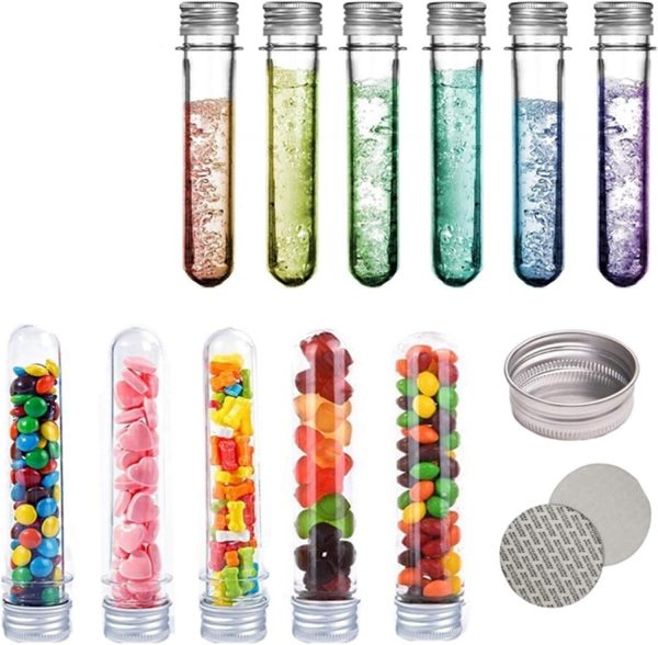 🌟 Tubos Transparentes Personalizados – 40 ml 🌟
