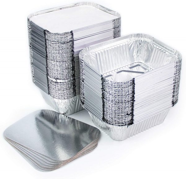🍽️ Bandejas de Aluminio Desechables con Tapa Personalizada – 250 ml 🍽️