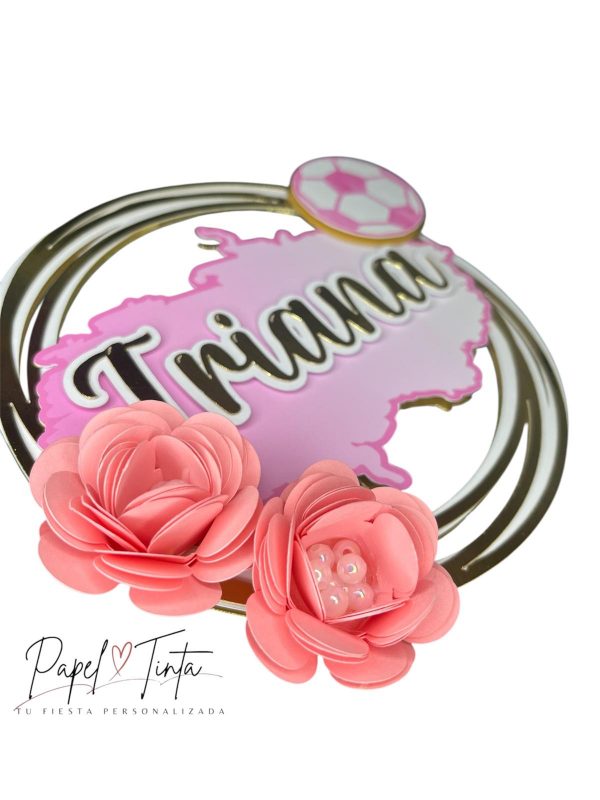 🎂 Cake Topper Personalizado - Triana 🎉
