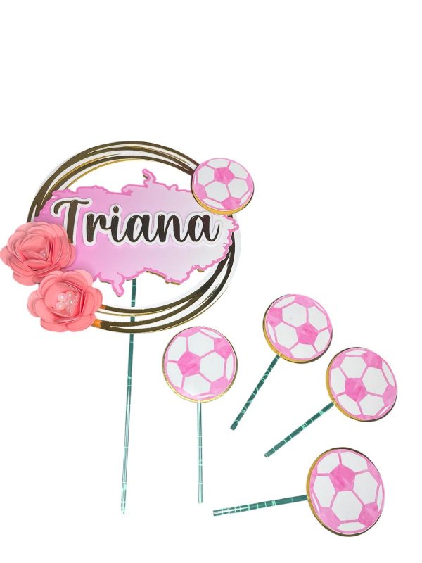 🎂 Cake Topper Personalizado - Triana 🎉 - Imagen 2
