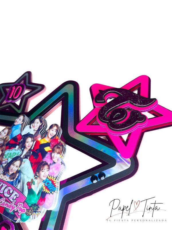 🎂✨ Cake Topper Personalizado - Diseño Estrella Temática ✨🎂 - Imagen 2