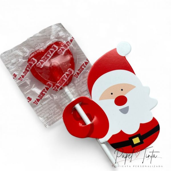 🎅 Piruleta Navideña con Santa Claus 🎅
